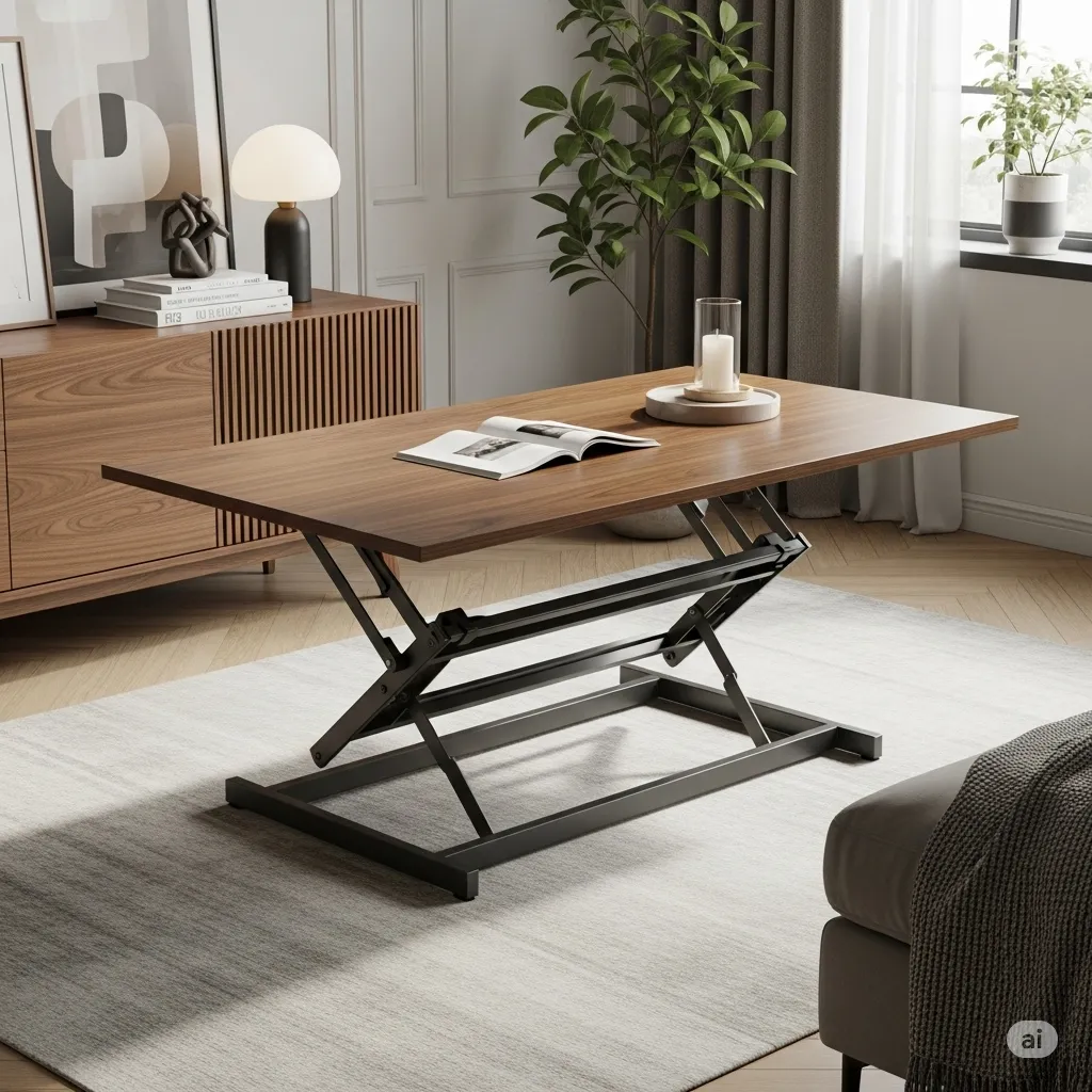 Mesa de Centro Elevable "Funcionalidad Moderna"