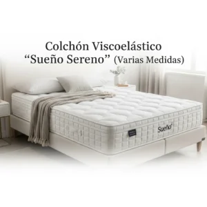 Colchón Viscoelástico "Sueño Sereno" (Varias Medidas)